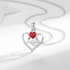 Special Gift Heart Pendant Necklace For Mom