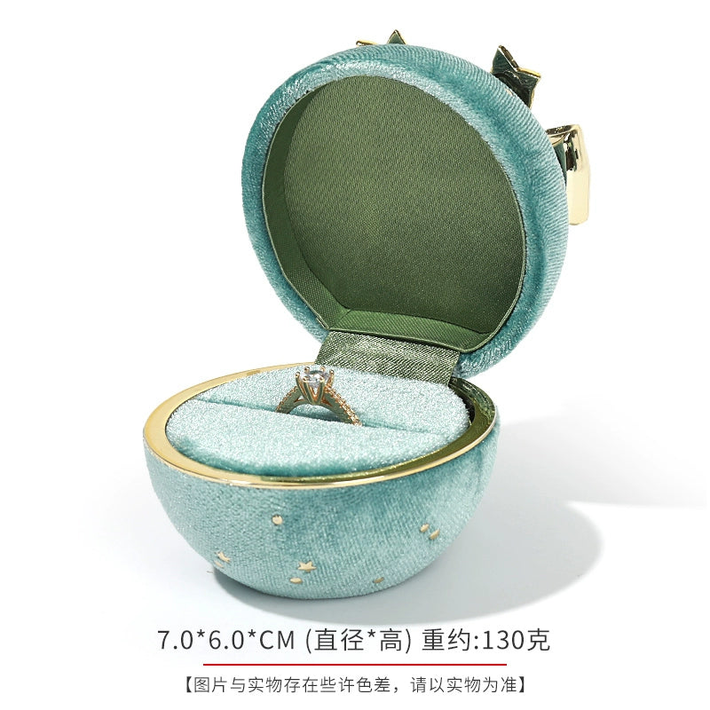 Romantic Spherical Bow-knot Jewelry Box for Ring and Necklace
