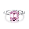 Pink Collection- Sterling Silver Engagement Ring