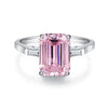 Pink Collection- Sterling Silver Engagement Ring