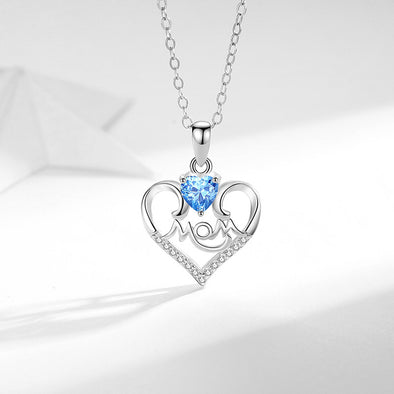 Special Gift Heart Pendant Necklace For Mom