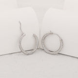 Twist Sterling Silver Hoop Earrings