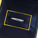 Sterling Silver Twisted Rope Band Ring with Vintage Texture