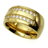 Gold Tone Couple‘s Wedding Band Ring