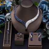 4 Pcs Jewelry Set Bridal Accessories