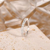 Unique Stackable Wedding Band in Sterling Silver