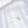 Simple MAMA Design Silver Necklace For Mom