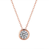 Bubble Smile Pendant Necklace in Sterling Silver