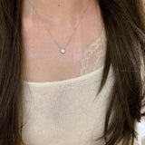 Bubble Smile Pendant Necklace in Sterling Silver