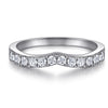 2pcs Marquise Cut Engagement Ring Set With Curved Band