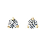 3 Prog Stud Earrings in Sterling Silver