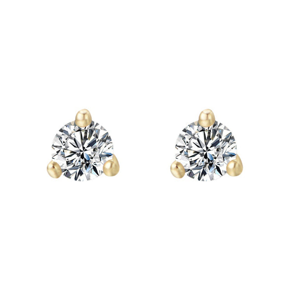 3 Prog Stud Earrings in Sterling Silver