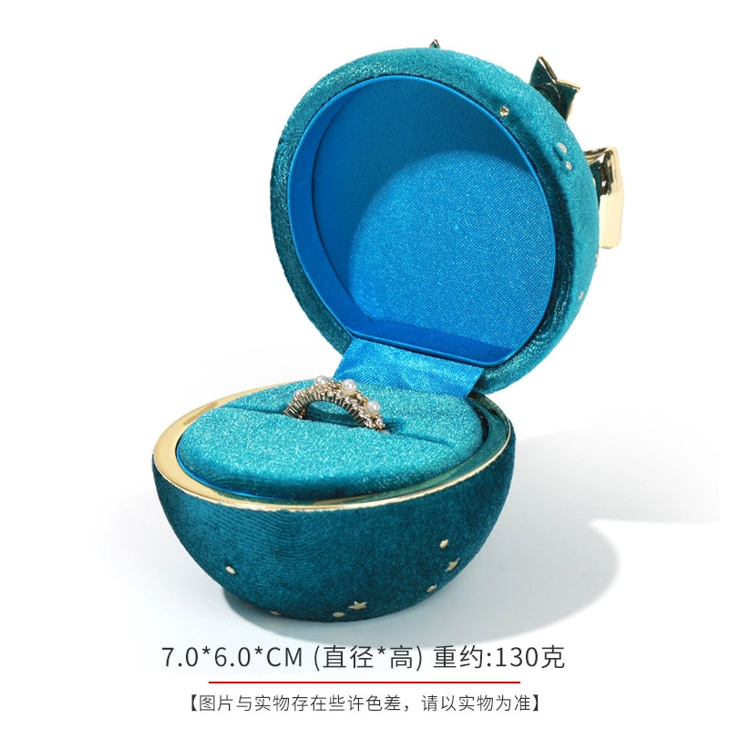 Romantic Spherical Bow-knot Jewelry Box for Ring and Necklace