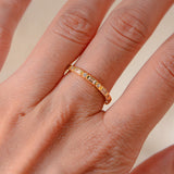 Stackable Women's band in Sterling Silver