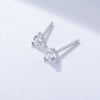 3 Prog Stud Earrings in Sterling Silver