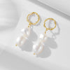 Vintage Baroque Pearls Drop Earrings