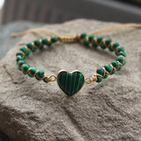 Bohemian Multi-Stone Woven Bracelet – Adjustable Natural Gemstone