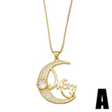 Vintage 'Mother's Day' Golden Tone Pendant Necklace