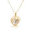 Personalized  Heart Cut Pendant Necklace For Mom