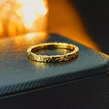 Sparkling 18K Gold Plated Band