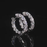 Stunning Sterling Silver Hoop Earrings