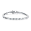 1 pcs Classic Foldover Clasp Tennis Bracelet