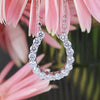 Elegant U-design Moissanite Pendant Necklace