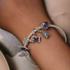 Halloween Purple Butterfly Sterling Silver DIY Charms