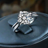 Classic 4 Prong Sterling Silver Ring