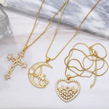 Vintage 'Mother's Day' Golden Tone Pendant Necklace