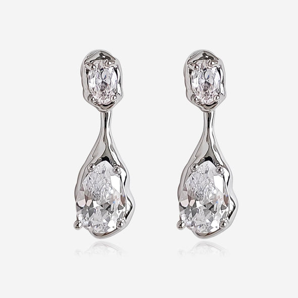 Elegant Pear Drop Earrings
