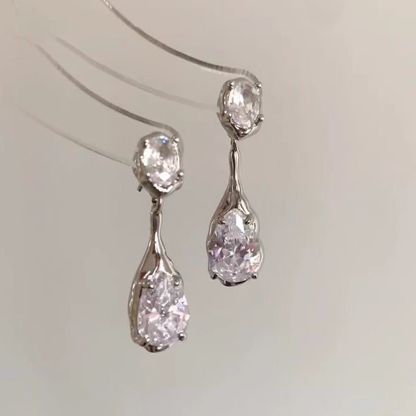 Elegant Pear Drop Earrings
