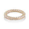 Golden Tone Twisted Eternity Band
