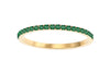 Golden Tone Multi-Color Eternity Band Stackable Ring