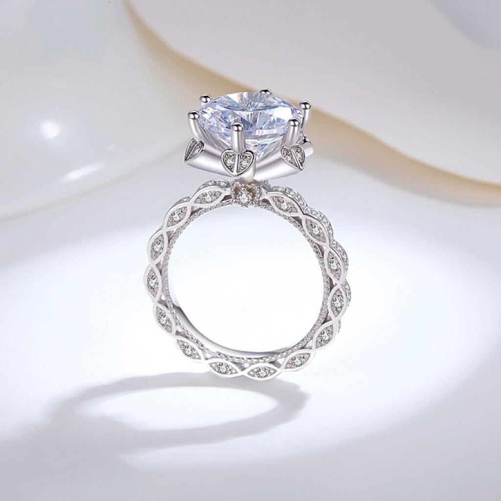 0.5Ct/1Ct/1.5Ct/2Ct/3Ct/4Ct Moissanite Brilliant Round Cut Stud Earrings in S925 0.5Ct/1Ct/1.5Ct/2Ct/3Ct/4Ct Moissanite Brilliant Round Cut Stud Earrings in S925