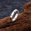 Round Cut Gemstone Accents Wedding Band