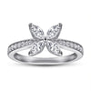 Butterfly Design Stackable Rings