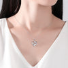 "Mommy's love" Exquisite Heart Design Sterling Silver Pendant Necklace
