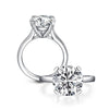 Classic 4 Prongs Round Cut Solitaire Ring