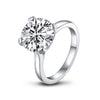 Classic 4 Prongs Round Cut Solitaire Ring