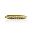 Sparkling Oval Cut Sterling Silver Bridal Set Ring In Golden Tone