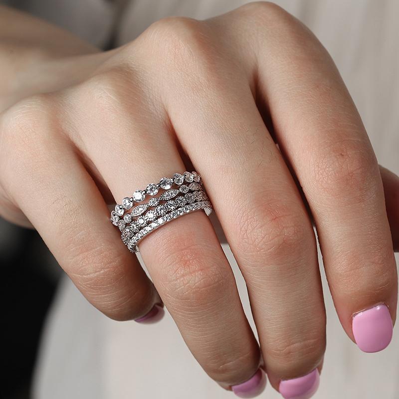 Eternity Rings Wearing A Wedding Ring On Your Right Hand Four Row