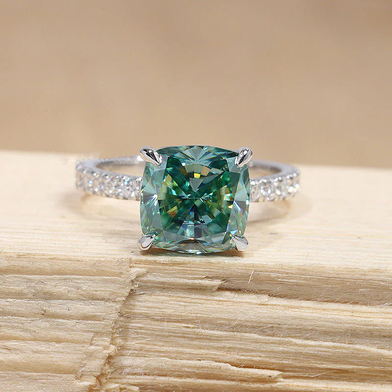 Blue green tourmaline engagement 2025 rings