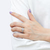 Heart Halo Split Shank Engagement Ring