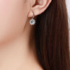 Moissanite Sterling Silver Earrings For Women
