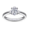 Simple Oval Cut Solitaire Ring