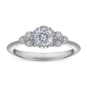 Classic Round Cut Stackable Ring