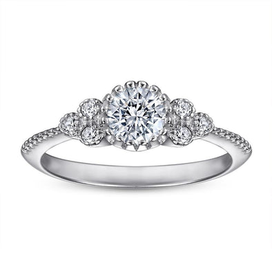 Classic Round Cut Stackable Ring