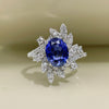 Gorgeous Retro 2.0 CT Sterling Silver Engagement Ring