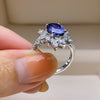 Gorgeous Retro 2.0 CT Sterling Silver Engagement Ring